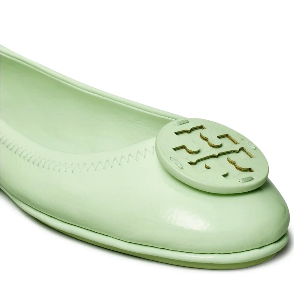 Tory Burch Women's Light Green Flats - Picture 5 of 9